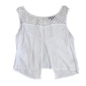 White Sleeveless Top